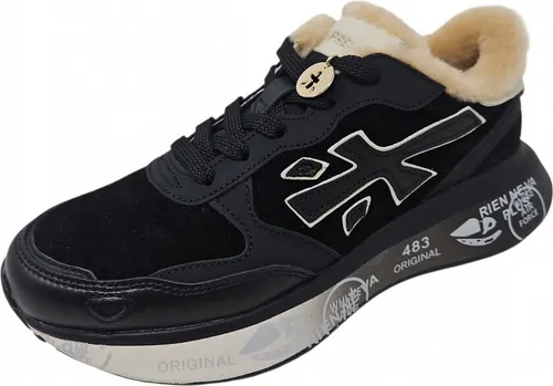Premiata Sneaker low Schwarz für Damen - Stylische Damen Sneaker von Premiata in elegantem Schwarz, ideal für den Alltag. Hoher Tragekomfort und modernes Design sorgen für einen tollen Look.