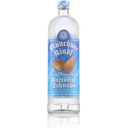 Münchner Kindl Kartoffelschnaps 40% Vol. 0,7l - Obstbrände, feiner Kartoffelschnaps mit 40% Vol. für ein besonderes Geschmackserlebnis aus Bayern.
