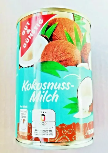 GutundGünstig Kokosmilch ca. 21% Fett, 400ml