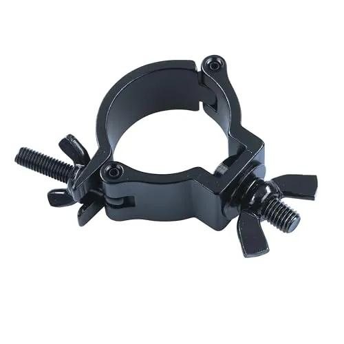 LightmaXX Half Coupler ST-501, Schwarz, 48-51mm, 100Kg, Robuste Befestigungslösung, Vielseitig für Beleuchtungs- und Bühnenausrüstung