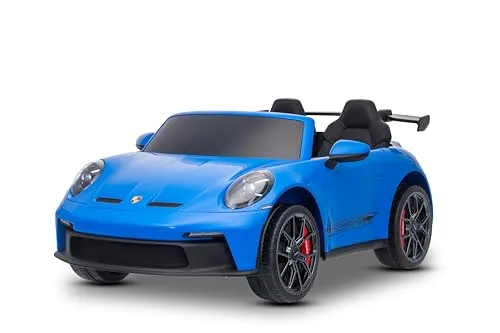 Porsche 911 GT3 Kinder-Elektroauto 24 V, 800 W, 4×4 blau
