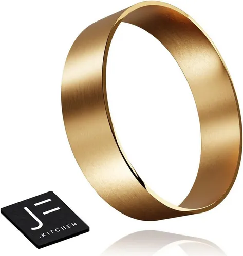 JF.kitchen Serviettenring Set aus Edelstahl (6-tlg) von JF.kitchen