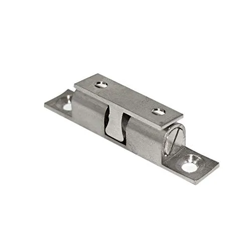 Doppelkugelschnäpper Schrankschnäpper Türschnäpper Möbeltürschnäpper Metall vernickelt 11 x 60mm 1