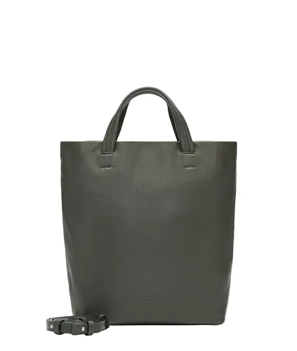 Liebeskind Hera Handtasche aus Leder 23 cm in Grün - Elegante Handtasche aus hochwertigem Leder mit praktischem Reißverschlussfach für optimalen Stauraum. Flexibel tragbar dank abnehmbarem Trageriemen – der ideale Begleiter für jeden Anlass.