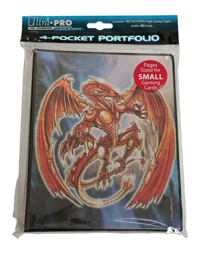 Ultra PRO YuGiOh Sternenstaubdrache 4-Pocket Sammel-Album 80 Karten Portfolio