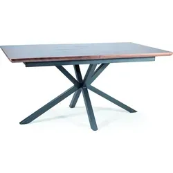 Design Esstisch GL-111 ausziehbar Tisch Esszimmer Echtholzfurnier - Braun