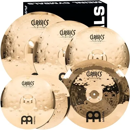 Meinl Classics Custom CCEM-CS1 Extreme Metal Expanded Cymbal Set - Becken-Set für extreme Metal-Drummer, bietet herausragenden Klang und Vielseitigkeit für kraftvolle Performances.