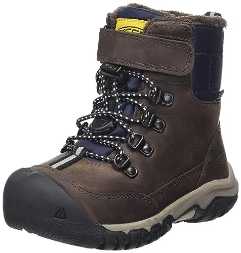 KEEN Kanibou Waterproof Schneestiefel, Java/Naval Academy, 30 EU - Wanderschuhe mit KEEN.DRY Membran für wasserdichten Schutz und KEEN.WARM Isolierung für Wärme bis -32 °C, ideal für Abenteuer im Winter.