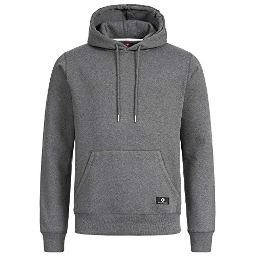 Höhenhorn Janga Hoodie Herren D.Grau XXL - Bequemer Kapuzenpullover aus atmungsaktiver Baumwolle, ideal für Freizeit und Sport. Strapazierfähig und zeitlos im Design, bietet er optimalen Tragekomfort und Schutz bei jedem Wetter.
