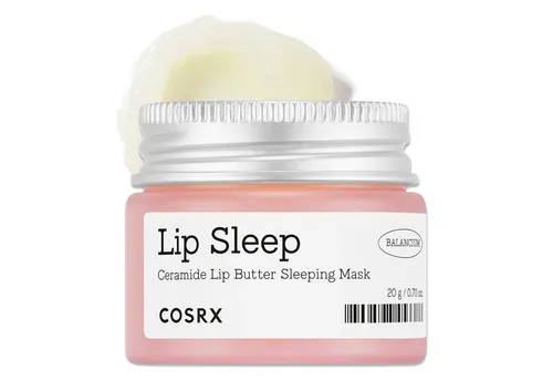 COSRX Lip Sleep Ceramide Butter Lippenmaske - Intensive Lippenpflege mit balsamartiger Textur, spendet Feuchtigkeit und sorgt für geschmeidige Lippen. Ideal für die nächtliche Anwendung.