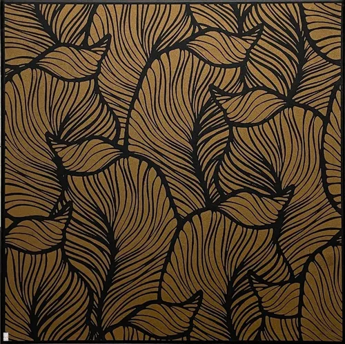 IKHEMalarka 3D Wandpaneel aus Polystyrol Styropor XPS - Wand & Decke - Glamouröse goldfarbene Paneele, ideal für stilvolle Inneneinrichtungen. Leicht zu montieren, schaffen sie einen eleganten Look in jedem Raum.