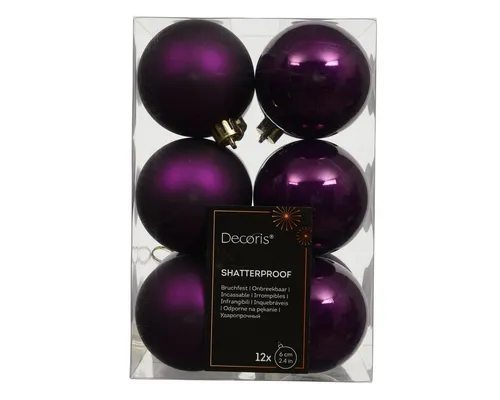 Weihnachtsbaumschmuck Lila von Kaemingk