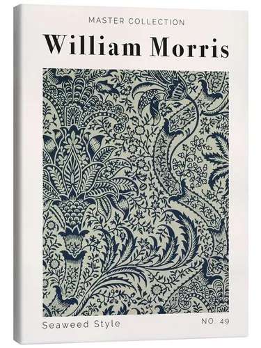 Posterlounge Wandbild Seaweed Style No. 49, William Morris, erhältlich als Poster, Leinwandbild, Wandsticker oder Acrylglasbild