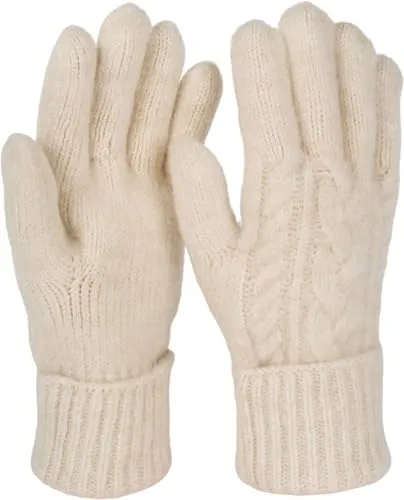Handschuhe & Fausthandschuhe Beige von styleBREAKER