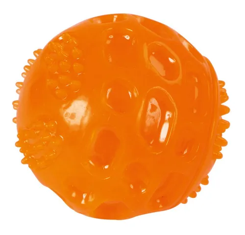 Kerbl Outdoor-Spielzeug Hundespielzeug - Spielball - orange, Gummi