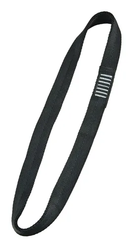 Skylotec Bandschlinge Loop 25 mm, 0,8m, 35 kN, schwarz - Halteseile & Bandschlingen - Robuste Bandschlinge mit hoher Tragfähigkeit von 35 kN, ideal für Kletter- und Sicherungsanwendungen.