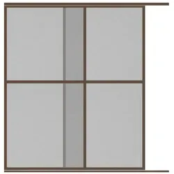 empasa Insektenschutz Doppelschiebetür 'XXL' 240 x 240 cm