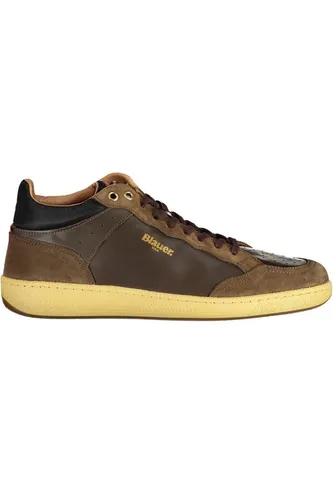 BLAUER Herren Sportschuhe Braun - Sneaker mit herausnehmbarer Einlegesohle und kontrastierenden Details, ideal für sportliche Aktivitäten und den Alltag.