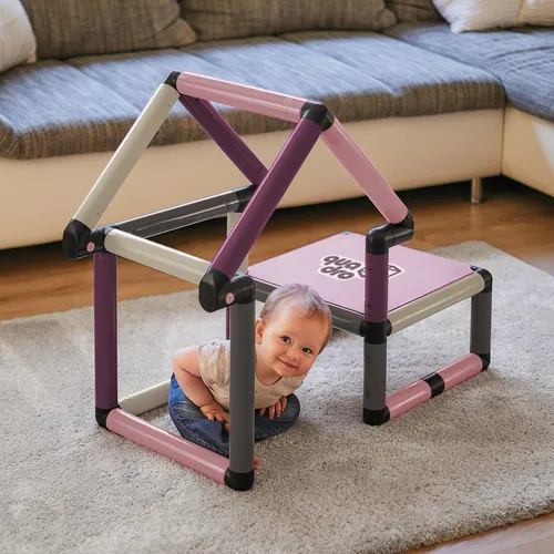 Quadro Beginner Home Baukasten – Modularer Kletterbaukasten für Babys & Kleinkinder - Indoor Klettergerüste für Kinder, 24 kreative Modelle fördern Motorik & Selbstständigkeit, TÜV-zertifiziert und flexibel für jeden Raum.