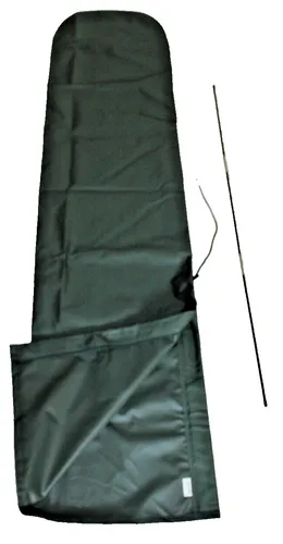 Sonnenschirmhusse 3,5 m - Schirm-Schutz Hülle für runde Sonnenschirme - Sonnenschirmzubehör, langlebig, lichtbeständig und wasserdicht aus hochwertigem Polyester mit praktischem Reißverschluss für optimalen Schutz.
