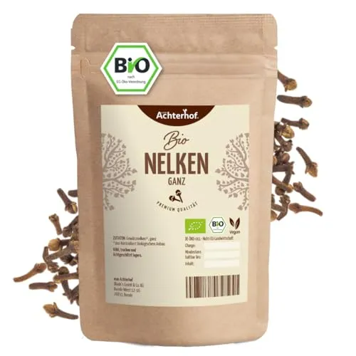 Nelken ganz Bio (100g) Gewürznelken getrocknet handverlesen Gewürz vom-Achterhof