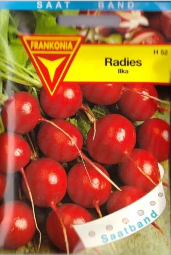 Radies, Ilka, Radieschen im Saatband, Samen für ca. 5 lfm.