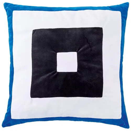 Hamburger SV HSV Nickikissen 50 x 50 cm - Zierkissen des Hamburger SV, flauschig und aus 100% Polyester, ideal für Fans und als dekoratives Element im Wohnzimmer.