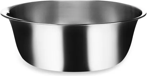 KAESE-SELBER.DE Back-Set Edelstahl Schüssel 4,25 Liter - Backsets: Robuste Edelstahl Schüssel, ideal für Salzbad, Schmieren oder Abtropfen. Spülmaschinenfest und mit 4,25 Liter Fassungsvermögen – perfekt für alle Backprojekte!