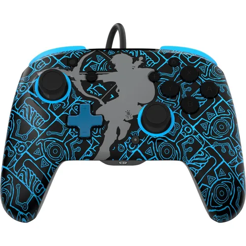PDP LLC REMATCH WIRED CONTROLLER SHEIKAH SHOOT GLOW DARK - Weitere Switch Controller mit einzigartigem Design, das im Dunkeln leuchtet, 3,5-mm-Audiobuchse und programmierbaren Rücktasten für ein verbessertes Spielerlebnis.
