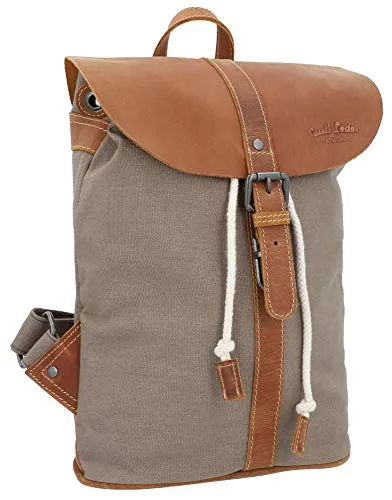 Gusti Rucksack Leder - Paula M Damen groß Cityrucksack - Tagesrucksäcke aus hochwertigem, robustem Ziegenleder mit pflanzlicher Gerbung – ideal für Stadt und Natur, langlebig und stilvoll.