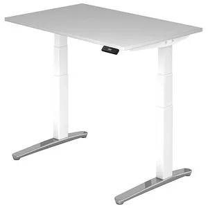 Ergonomischer Arbeitstisch 120x80 cm - elektrisch höhenverstellbar - Kinderschreibtische mit elektromotorischer Höhenverstellung, Memory-Funktion und stabilen Materialien für eine gesunde Arbeitsumgebung. Made in Germany!