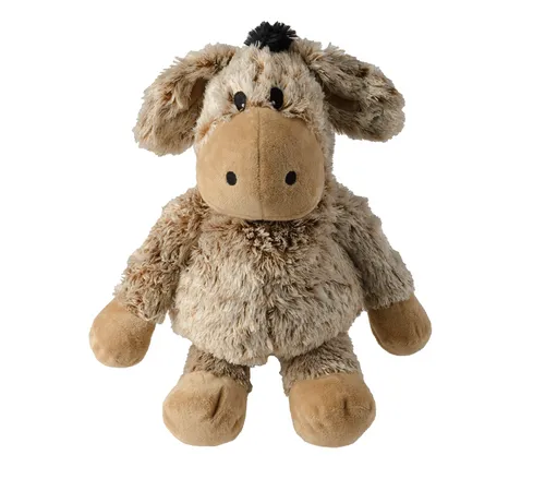 Warmies Beddy Bear Esel meliert II - Stofftier mit Lavendelduft, ca. 37 cm groß, sorgt für Wärme und Geborgenheit – ideal zum Kuscheln und Einschlafen.