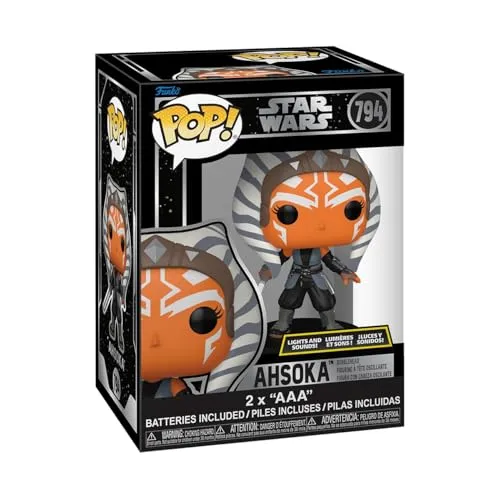 Funko POP! SFX: Star Wars: Ahsoka – (Licht und Sound) – Sammler-Vinylfigur – Geschenkidee – Offizielles Merchandise – Spielzeug für Kinder und Erwachsene – Filmfans – Modellfigur für Sammler