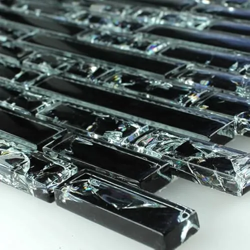 Wand- & Deckenfliesen Schwarz von Mosafil