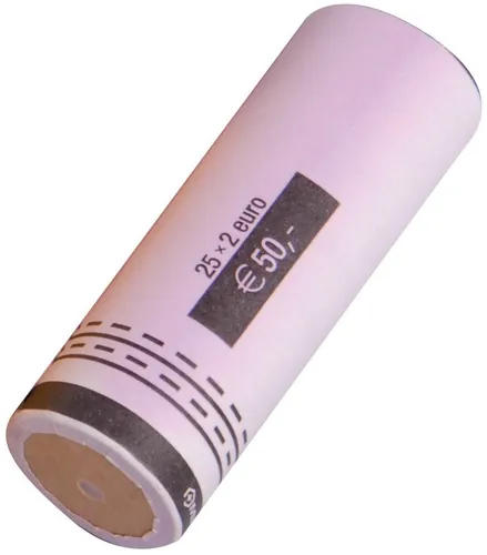RESKAL Euro-Papier-Münzhülsen für 25 x 2 EUR