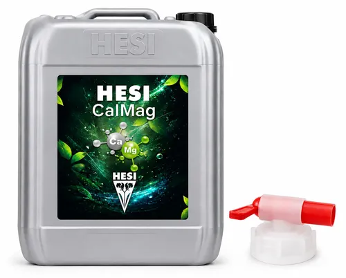 HESI CalMag 5 L Kanister mit Auslasshahn – Mineralbalance für Pflanzen - HESI CalMag 5 L + Auslasshahn – optimale Mineralstoffversorgung für deine Pflanzen. Unterstützt gesundes Wachstum durch gezielte Zufuhr von Calcium und Magnesium bei weichem Wasser. Ideal für Erde, Hydro und Kokos.