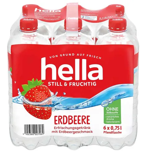 Hella Erdbeere Einweg (6 x 750 ml) von Hella