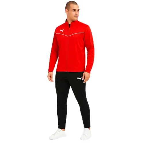 PUMA Trainingsanzug | Sportanzug für Herren | Männer aus DRYCELL Material für dein Training, Größe:L, Farbe:Rot
