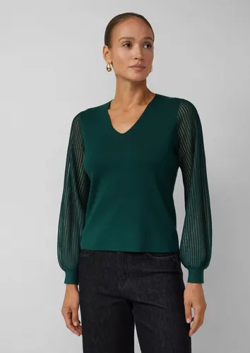s.Oliver Black Label Damenpullover 2175570 Langarm, Blue Green, Größe 46 - Eleganter Langarmpullover für Damen in Blue Green. Hochwertige Verarbeitung und bequeme Passform machen ihn zum idealen Begleiter für jeden Anlass.