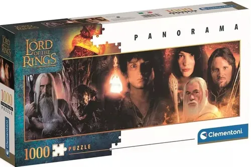 Puzzle 1000 elementów. Panorama. Władca Pierścieni Clementoni 8005125397396