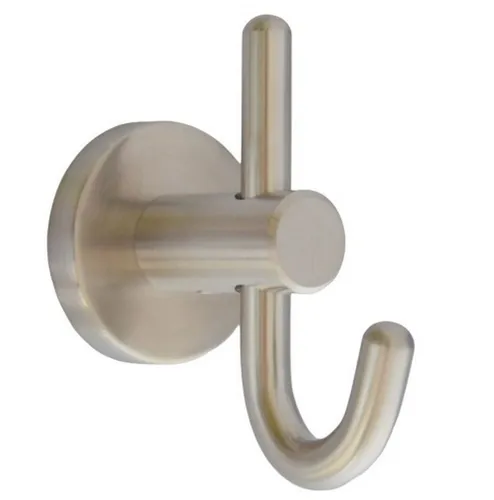 livingpoint24 Garderobenhaken Garderobenhaken, Kleiderhaken Edelstahl massiv, Mantelhaken klein