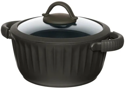 RESTO Kitchenware Bratentopf Ascella, Schmortopf antihaftbeschichtet und spülmaschinenfest, Aluminiumguss (2-tlg), Geeignet für alle Herdarten, auch Induktion, im Geschenkkarton