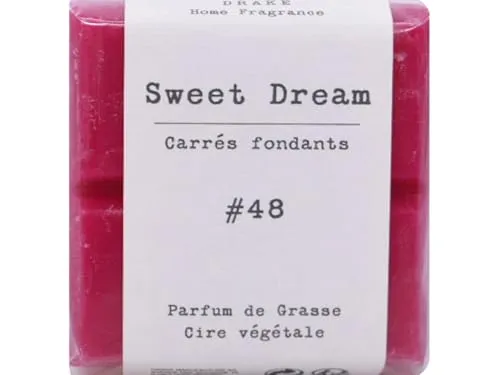 Duftzauber Tabs – Aroma-Schmelzlinge aus Duftwachs | Schmelztabletten für Duftlampen & Wachswärmer | Aromawachs für intensives Dufterlebnis (Quadrat, Nr.48 - SWEET DREAM)