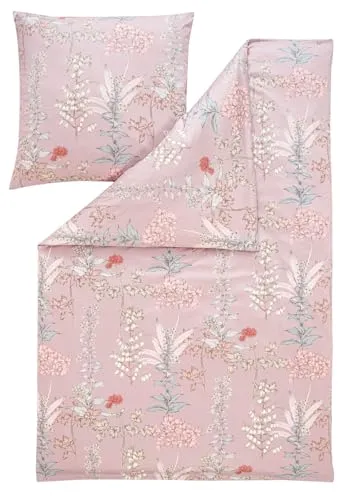 Estella Bettwäsche 'Alisa', Mauve, 135x200 cm in lila von ESTELLA