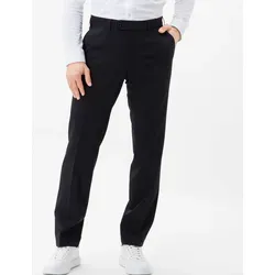 Eurex by Brax Herren Jan Flatfront Schurwollmix Hose, Schwarz - Wanderhose mit französischen Taschen, dynamischem Dehnbund und hochwertigem Reißverschluss - ideal für aktive Männer.