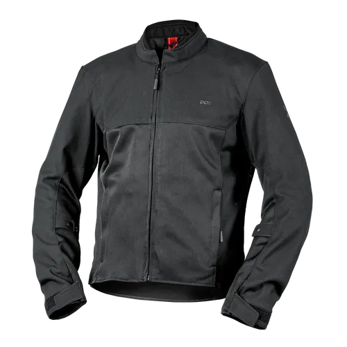 iXS Rapid-BigAir 1.0 Motorrad Textiljacke schwarz M - Die iXS Rapid-BigAir 1.0 ist eine schützende Motorradjacke für warme Tage. Mit elastischem AeroMesh und abriebfestem 450D Gewebe sorgt sie für optimale Belüftung und Komfort. Ideal für urbane Fahrer, die Sicherheit und Atmungsaktivität schätzen.