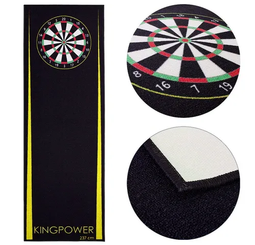 Kingpower Dartmatte Dart Matte Dartteppich Turnier Matte Dartmatte Darts 237x80 cm Auswahl