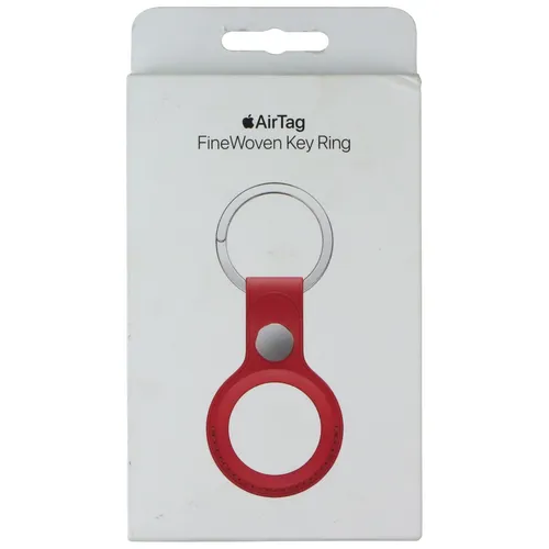 AirTag FineWoven Key Ring in orange von Apple
