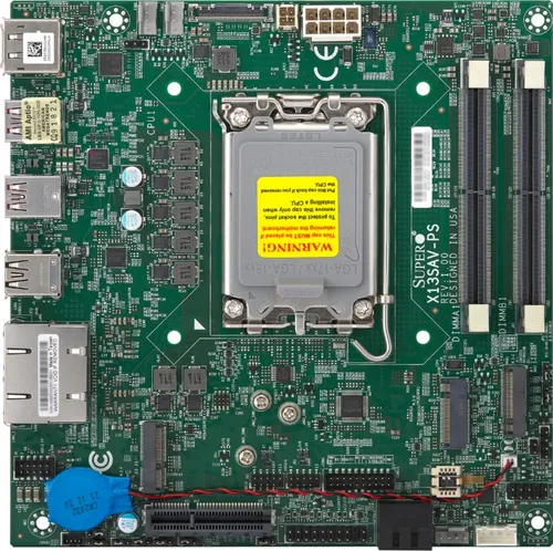 Supermicro X13SAV-PS Mini ITX Alder Lake SoC LGA1700 PCIe von Supermicro