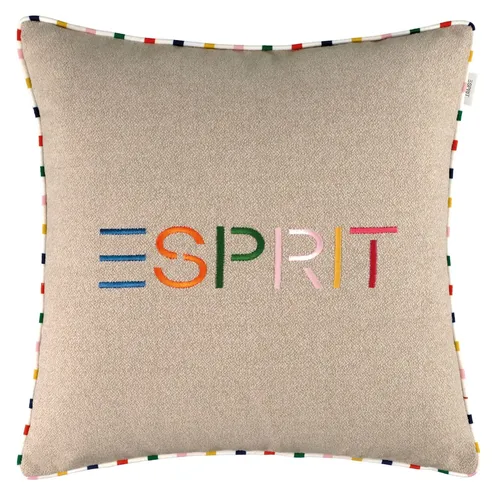 Esprit Dekokissenhülle Signature 45x45cm in beige von Esprit